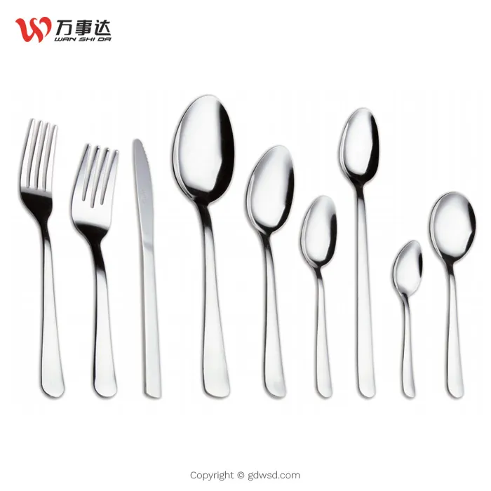 wsd1824 factory wedding reusable mirror gold cutlery sets (复制)