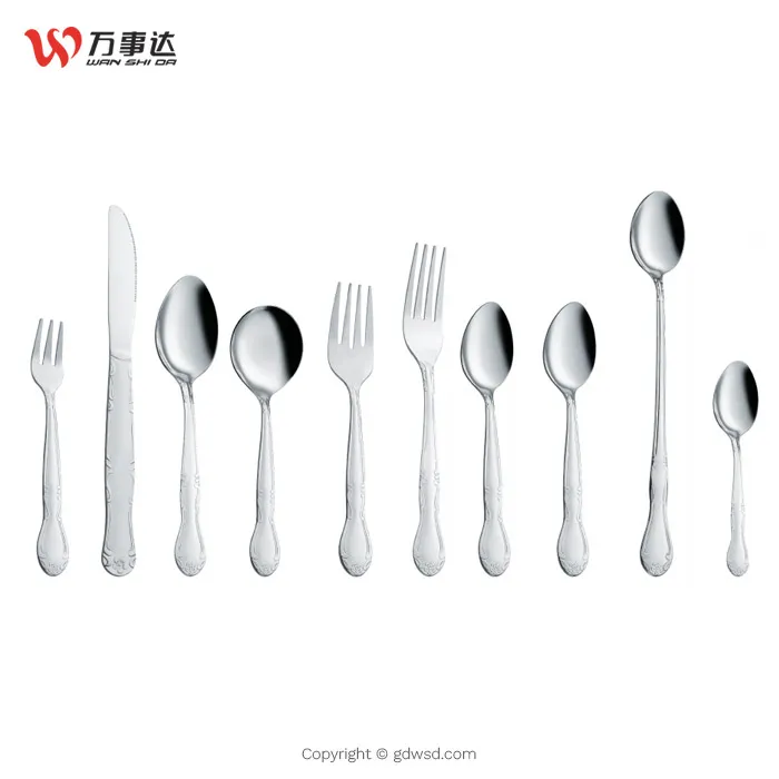 wsd002 made stainless steel flatware sliver 24pcs cutlery sets (复制)