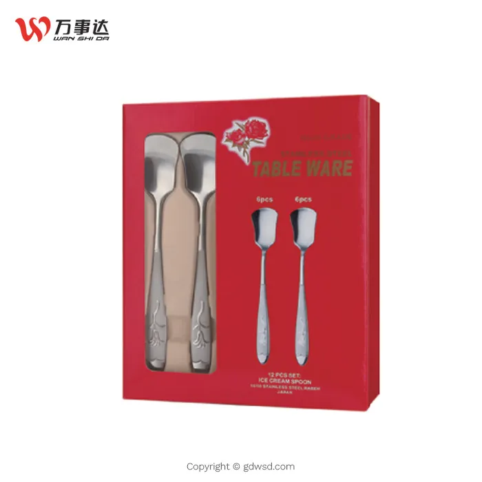 wsd018l 24 oem stainless steel cutlery sets with gift box (复制)