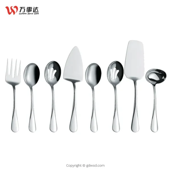 wsd8528 odm polish stainless steel cooking utensil set (复制)